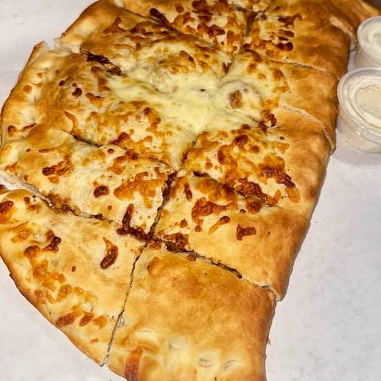 BBQ Chicken Calzone.