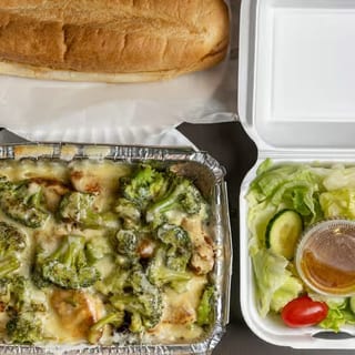 Chicken Ziti Broccoli Alfredo