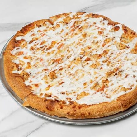 Chicken Bacon Ranch Pizza.