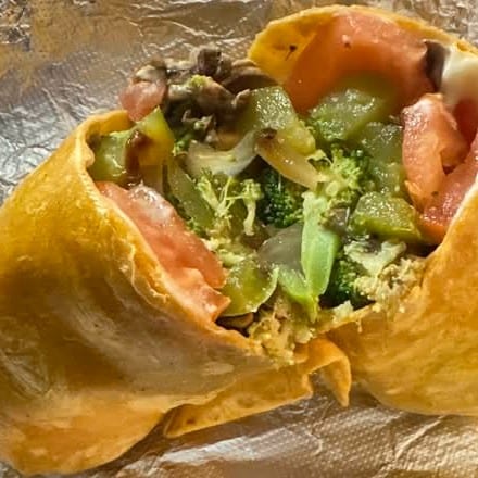 Grilled Veggie Wrap.
