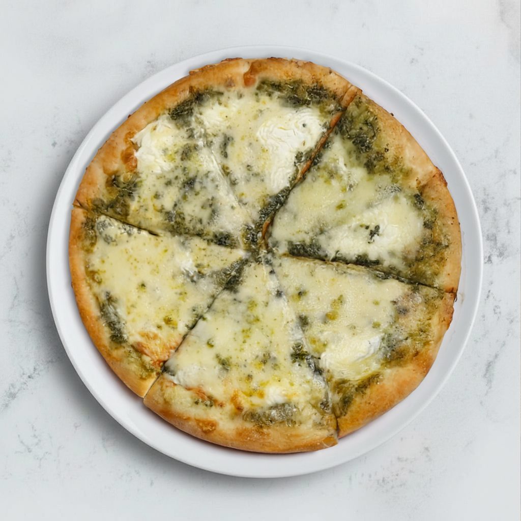 Four Cheese Pizza.