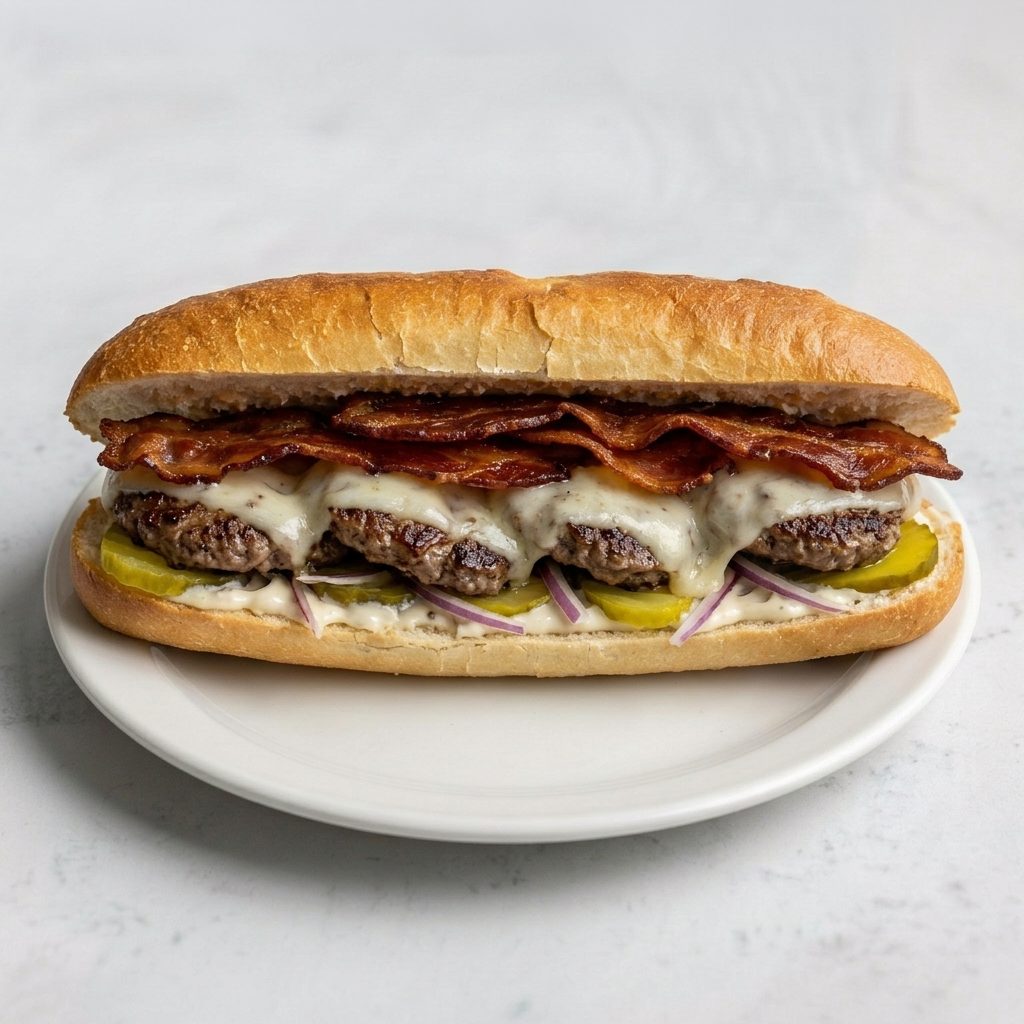 Bacon Cheeseburger Sub.