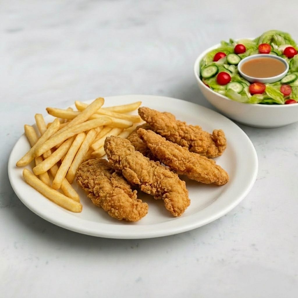 Chicken Fingers Dinner.