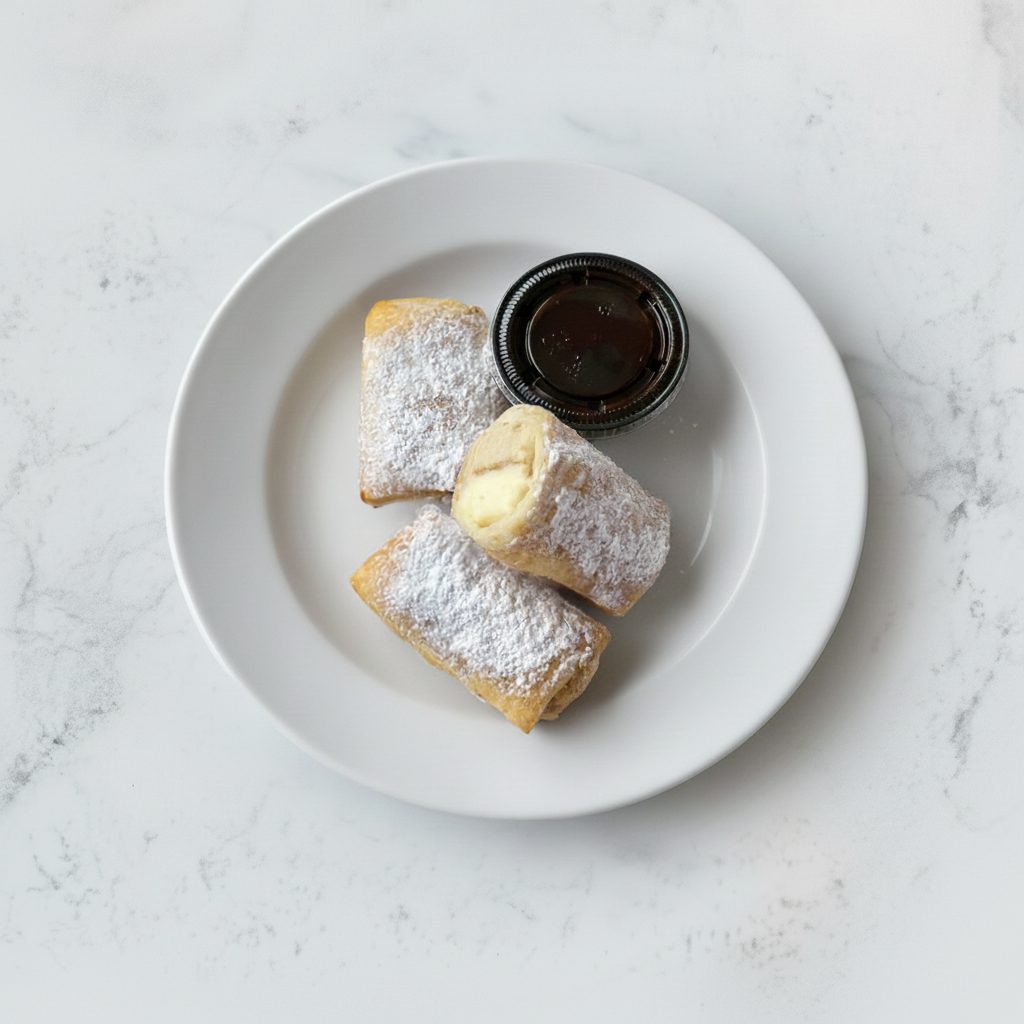 Fried Cheesecake Rolls.