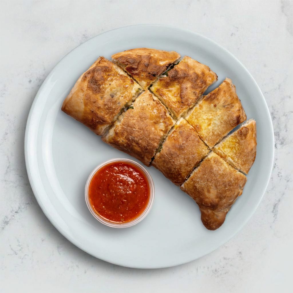 Spinach & Cheese Calzone.