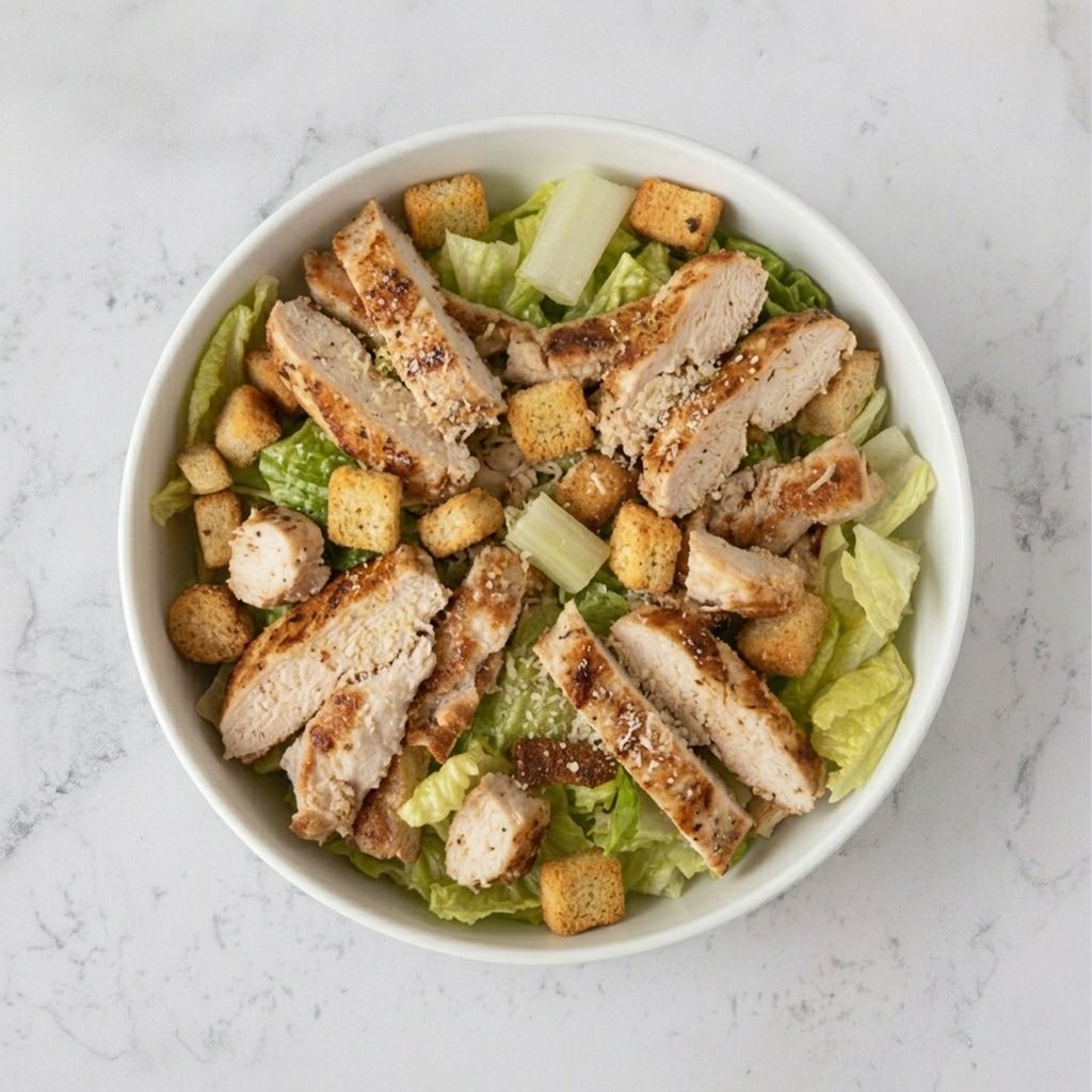 Chicken Caesar Salad.