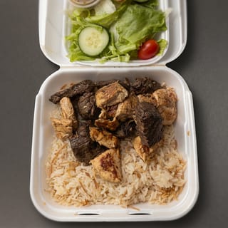 Steak Tip & Chicken Combo Dinner