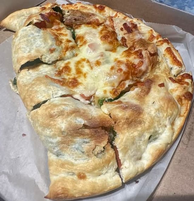 Ham & Cheese Calzone.